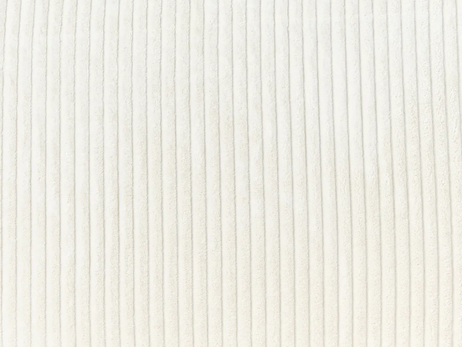 Divano 3 posti IKAST Velluto a coste Beige chiaro