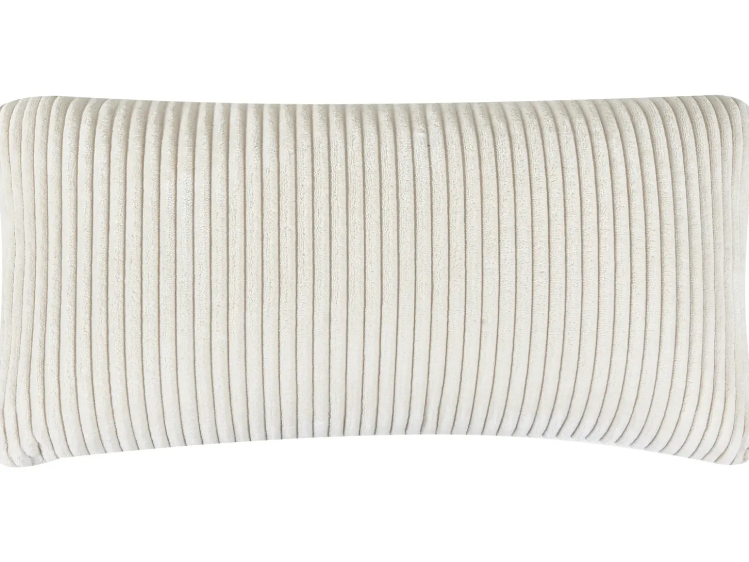 Divano 3 posti IKAST Velluto a coste Beige chiaro