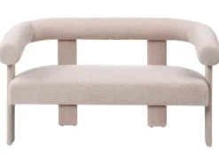 Divano 2 posti ILBRO Bouclé Beige chiaro