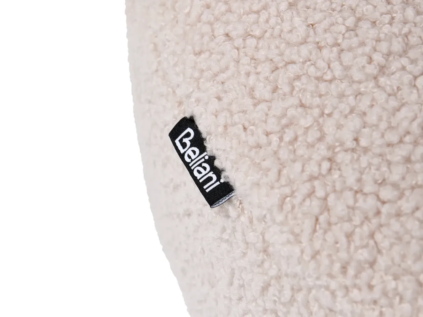 Divano 2 posti ILBRO Bouclé Beige chiaro