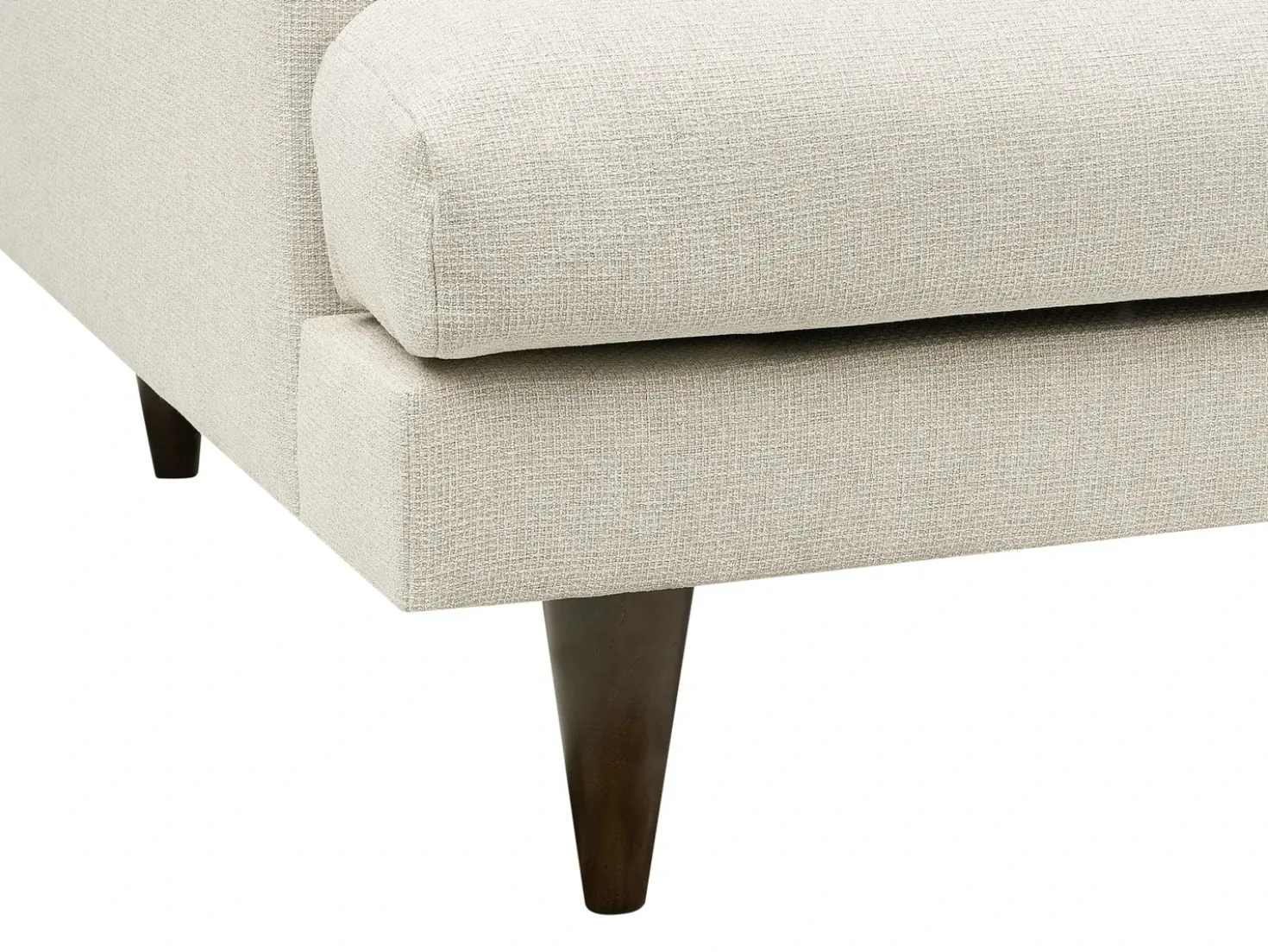 Divano 3 posti JARPEN Tessuto Beige chiaro