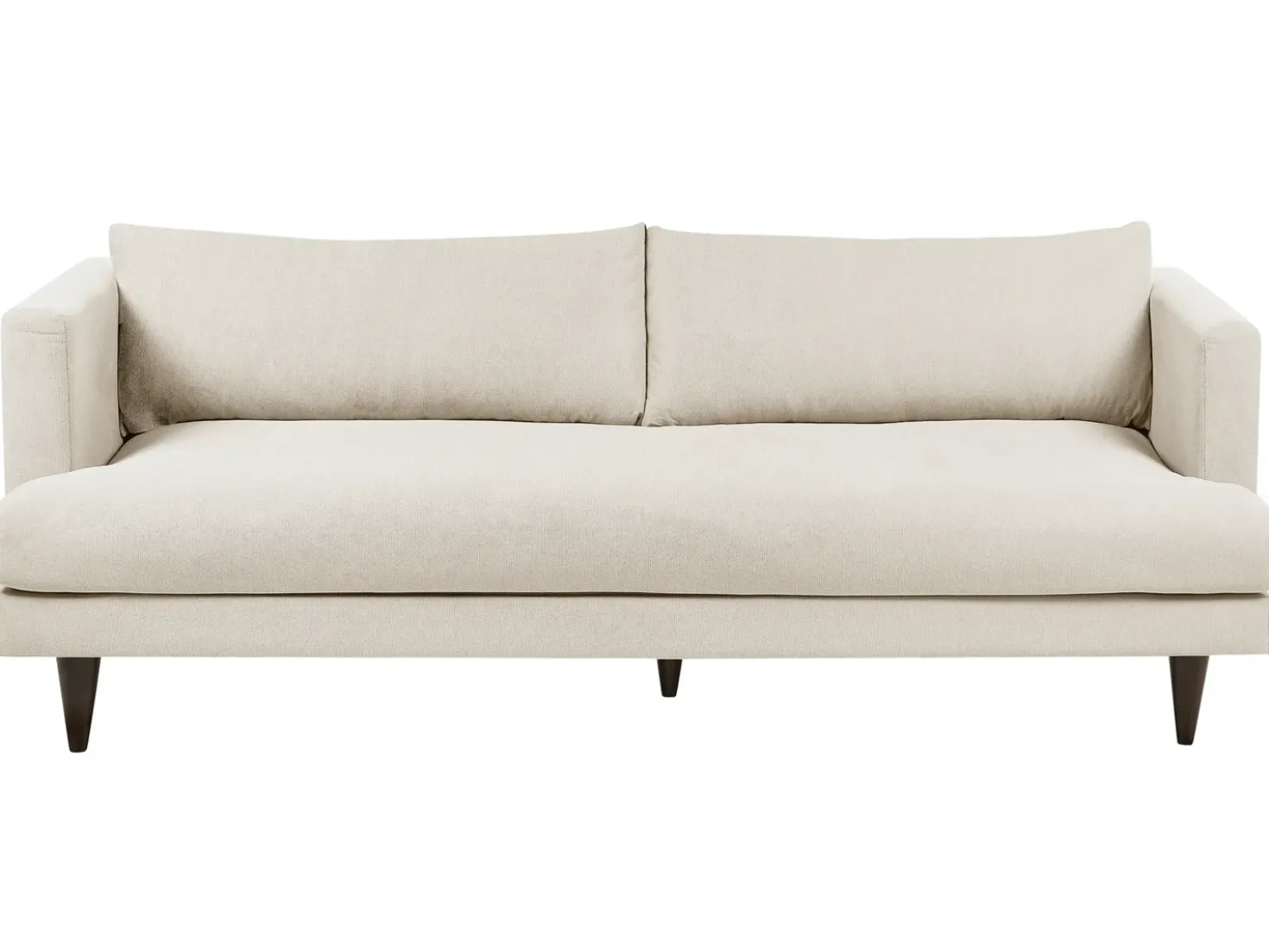 Divano 3 posti JARPEN Tessuto Beige chiaro