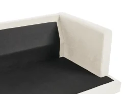 Divano 3 posti JARPEN Tessuto Beige chiaro