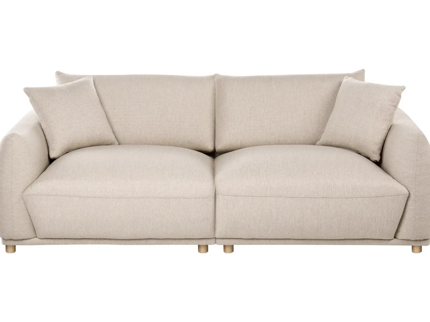 Divano 3 posti JUBEK Tessuto Beige