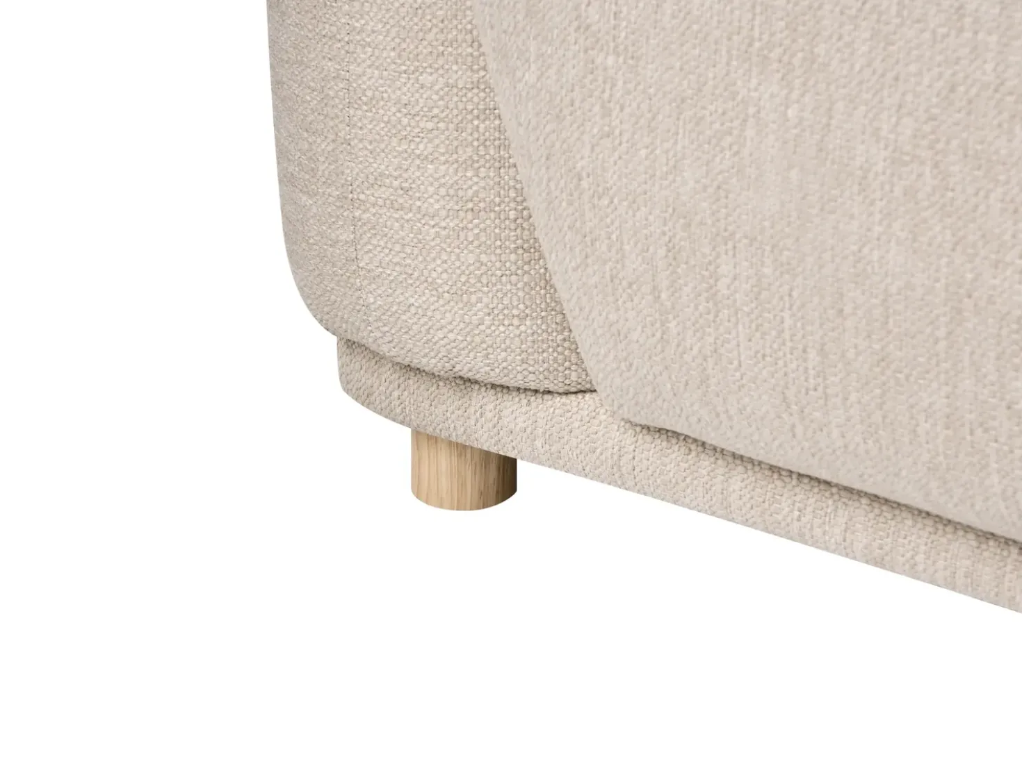 Divano 3 posti JUBEK Tessuto Beige