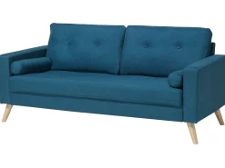 Divano 2 posti KALMAR Tessuto Blu oltremare