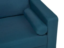 Divano 2 posti KALMAR Tessuto Blu oltremare