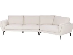 Divano 3 posti KANSSELI Tessuto Beige chiaro