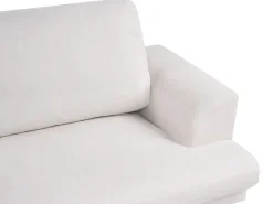 Divano 3 posti KILDAL Tessuto Beige chiaro