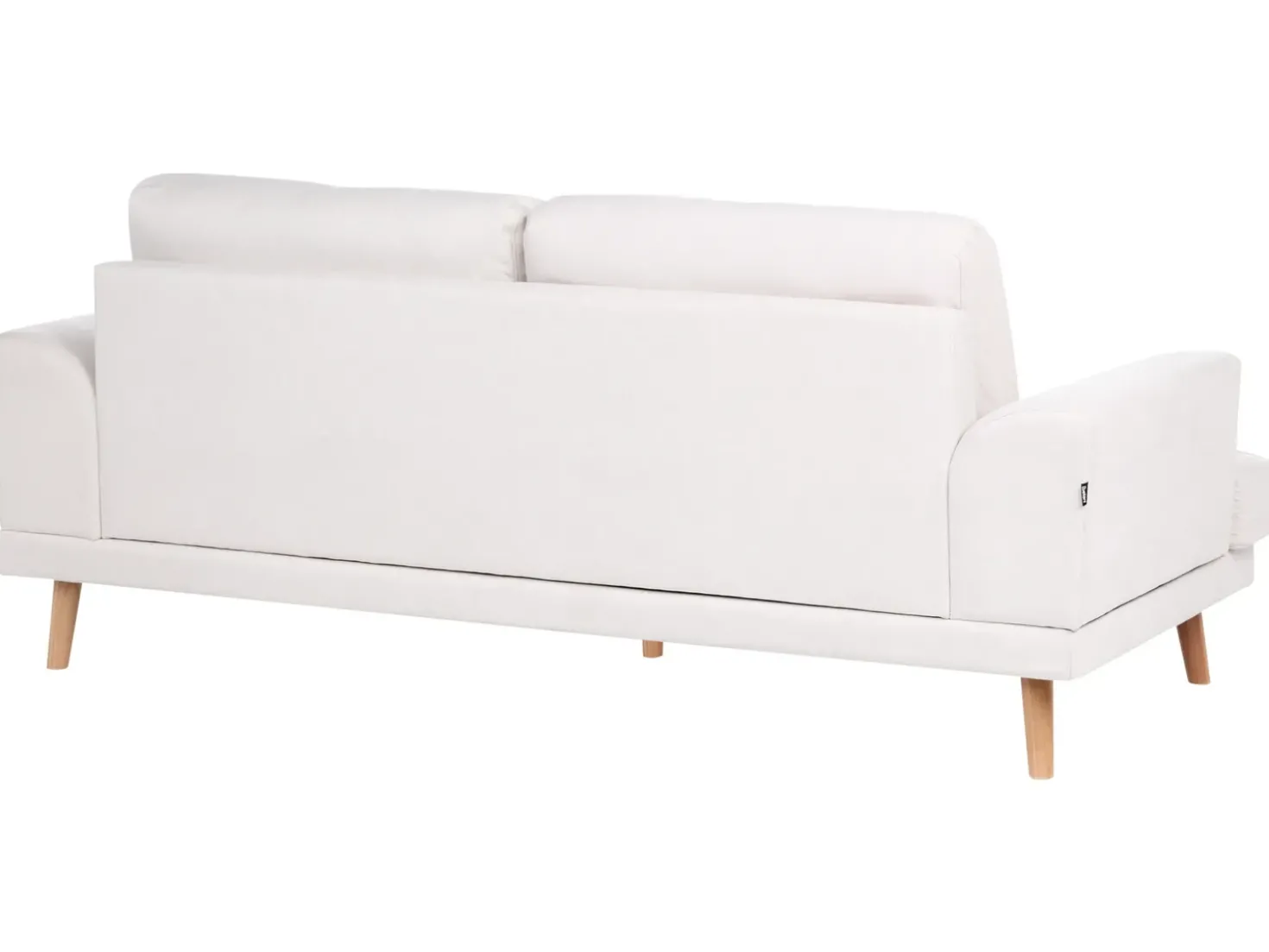 Divano 3 posti KILDAL Tessuto Beige chiaro
