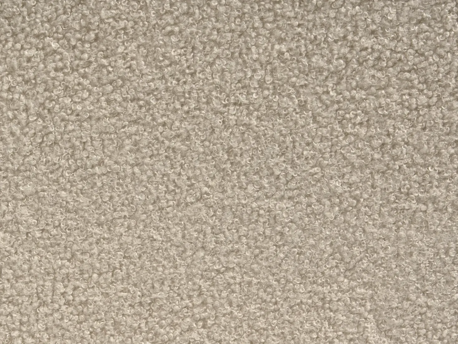 Divano 2 posti KJAER Bouclé Beige chiaro