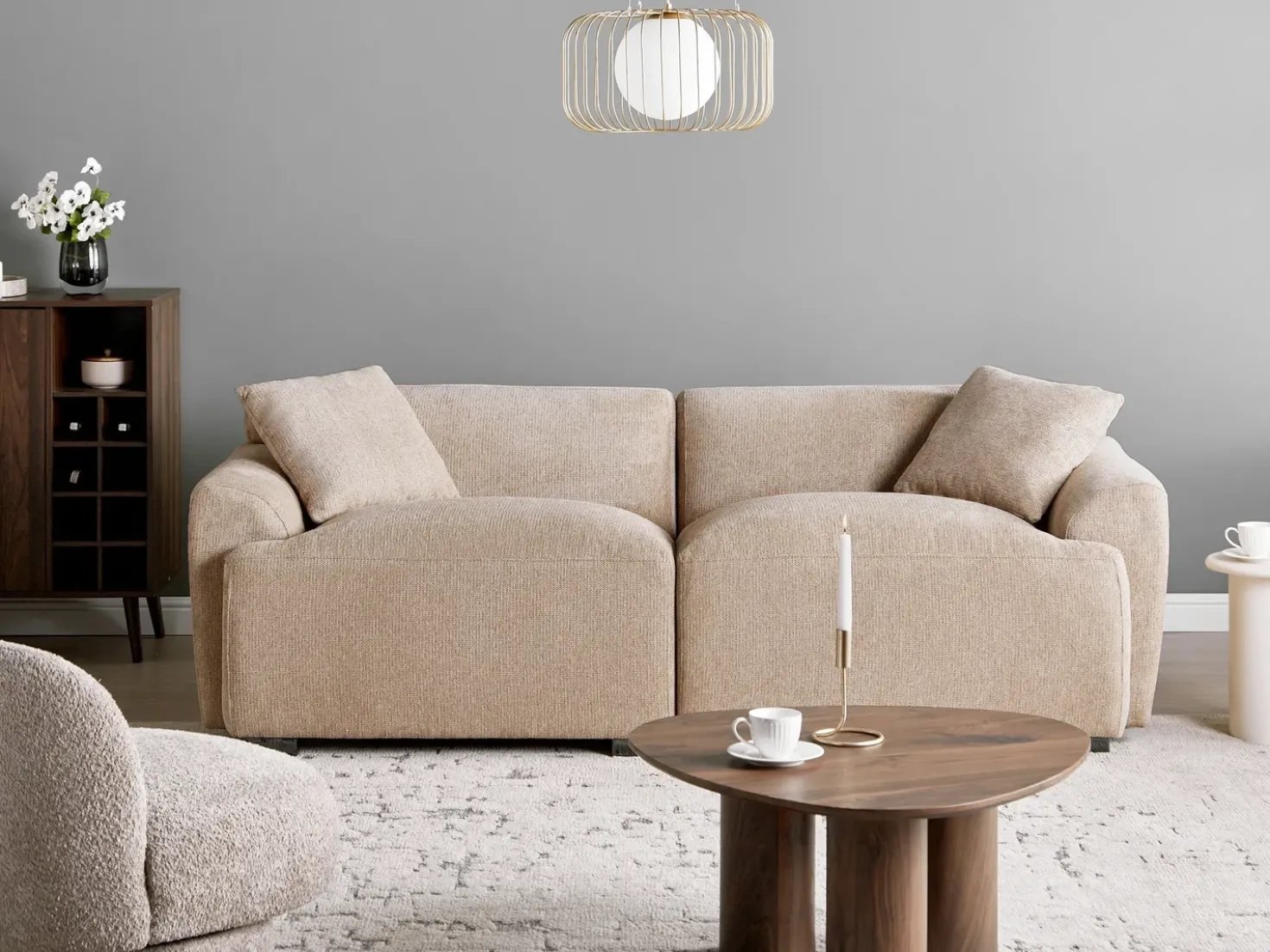 Divano 3 posti KORIO Beige
