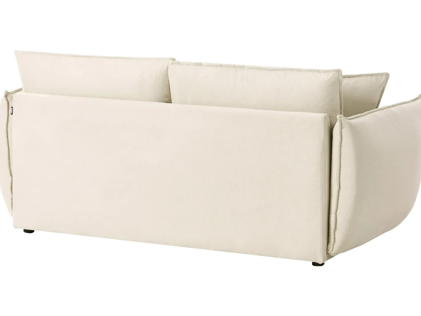 Divano 3 posti KUNES Tessuto Beige chiaro