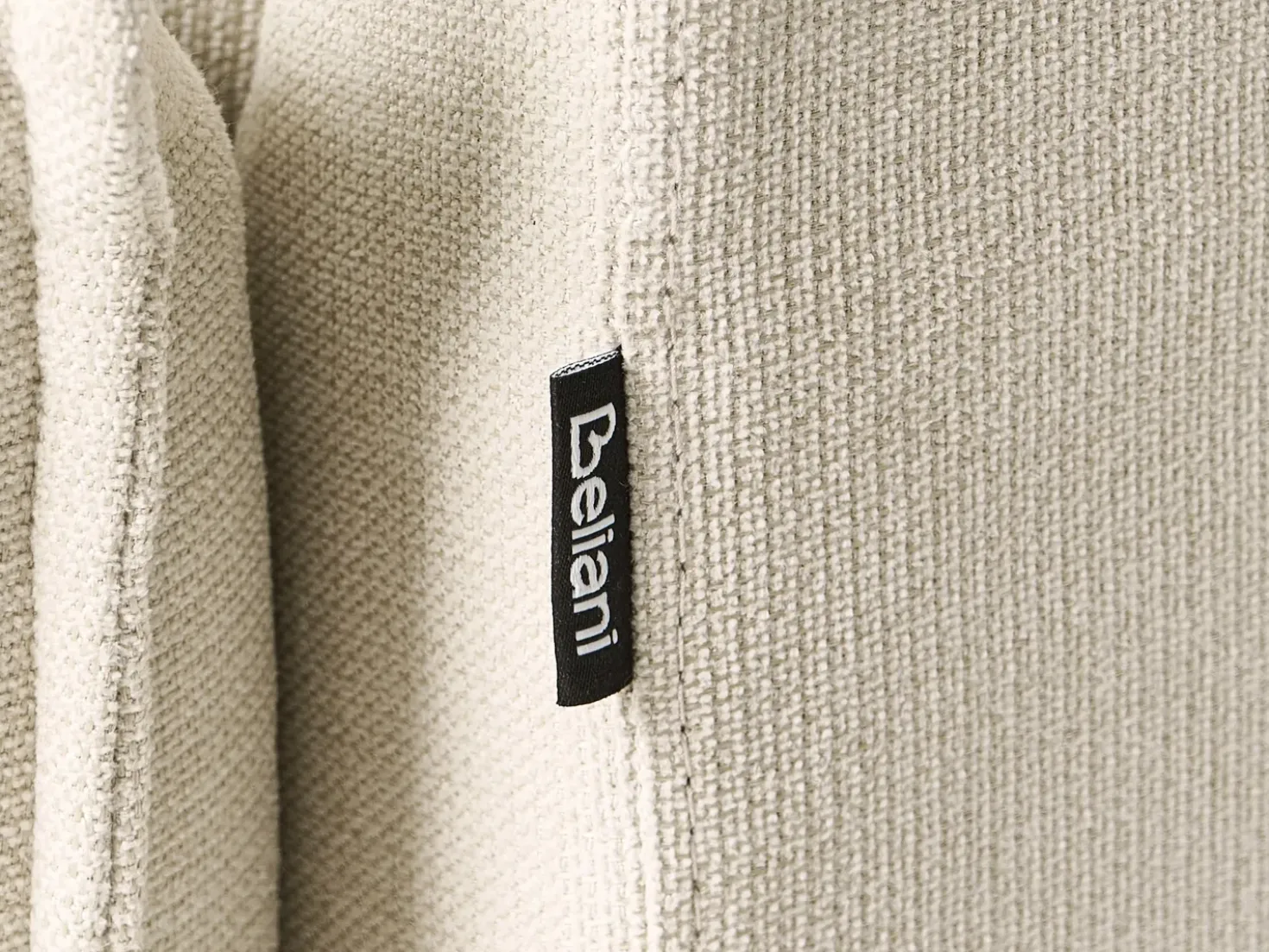 Divano 3 posti KUNES Tessuto Beige chiaro