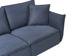 Divano 3 posti KUNES Tessuto Blu scuro