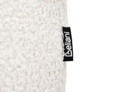 Divano 3 posti LAERDAL Bouclé Bianco sporco