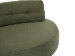 Divano 3 posti LAERDAL Tessuto Verde