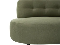 Divano 3 posti LAERDAL Tessuto Verde