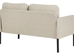 Divano 2 posti LAHTI Tessuto Beige chiaro
