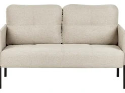 Divano 2 posti LAHTI Tessuto Beige chiaro