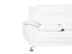 Divano 2 posti LEIRA Pelle sintetica Bianco
