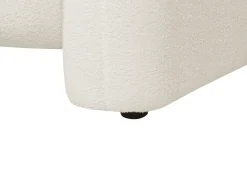 Divano 3 posti LEIREN Bouclé Bianco