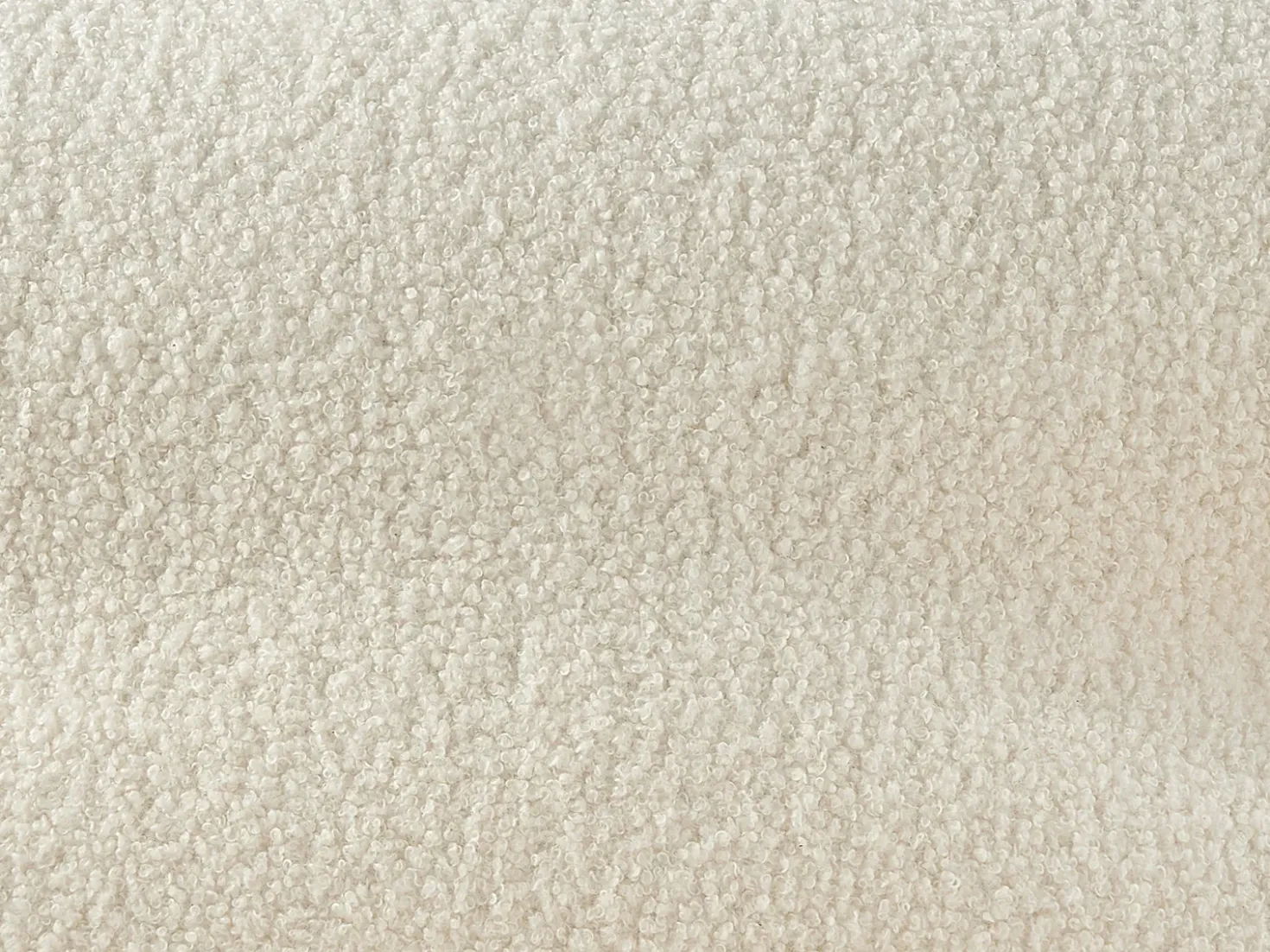 Divano 3 posti LENVIK Bouclé Bianco
