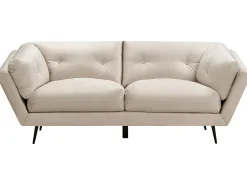 Divano 3 posti LENVIK Velluto Beige