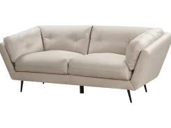 Divano 3 posti LENVIK Velluto Beige