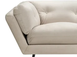 Divano 3 posti LENVIK Velluto Beige