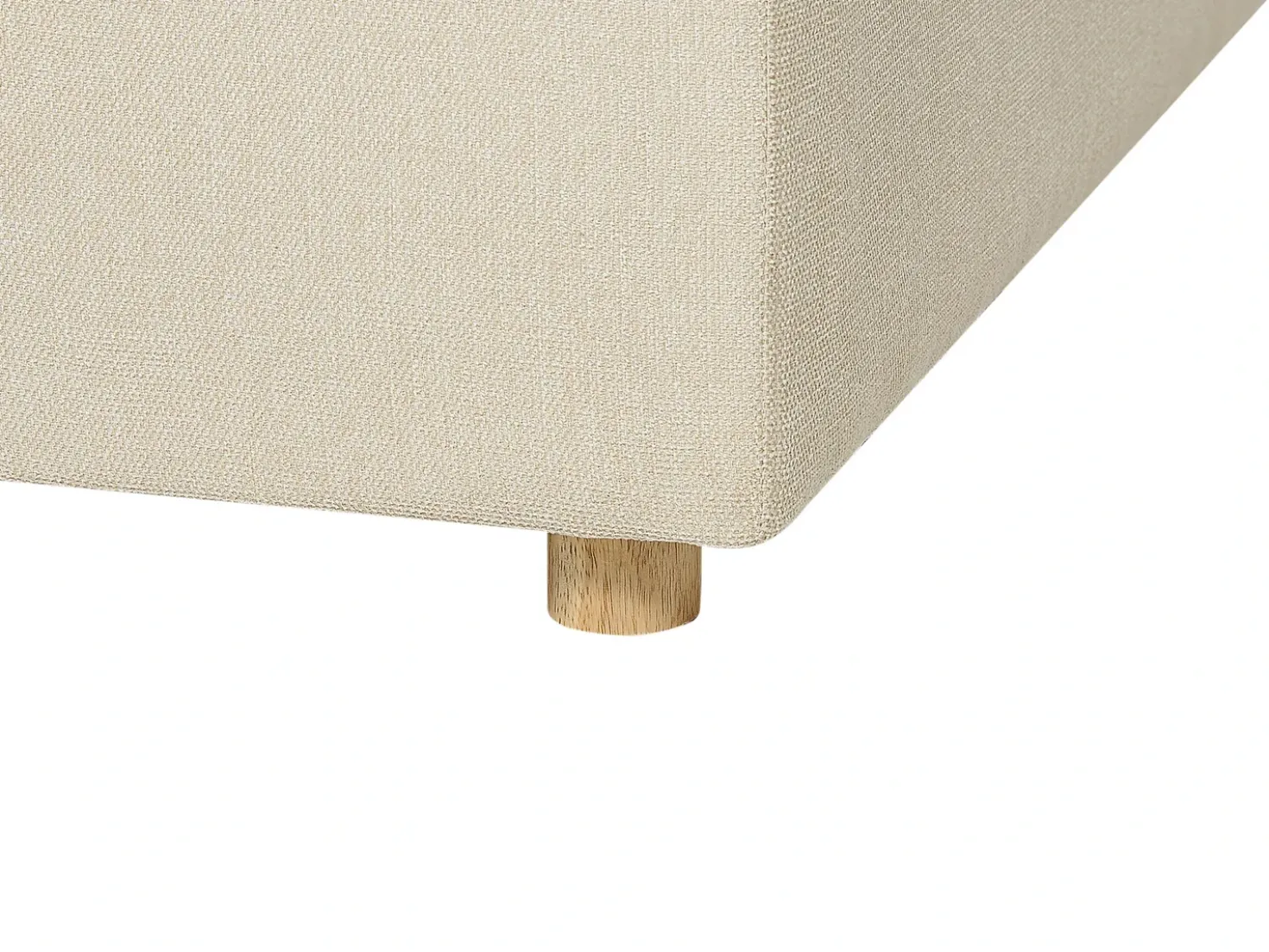 Divano 3 posti LERMON Tessuto Beige