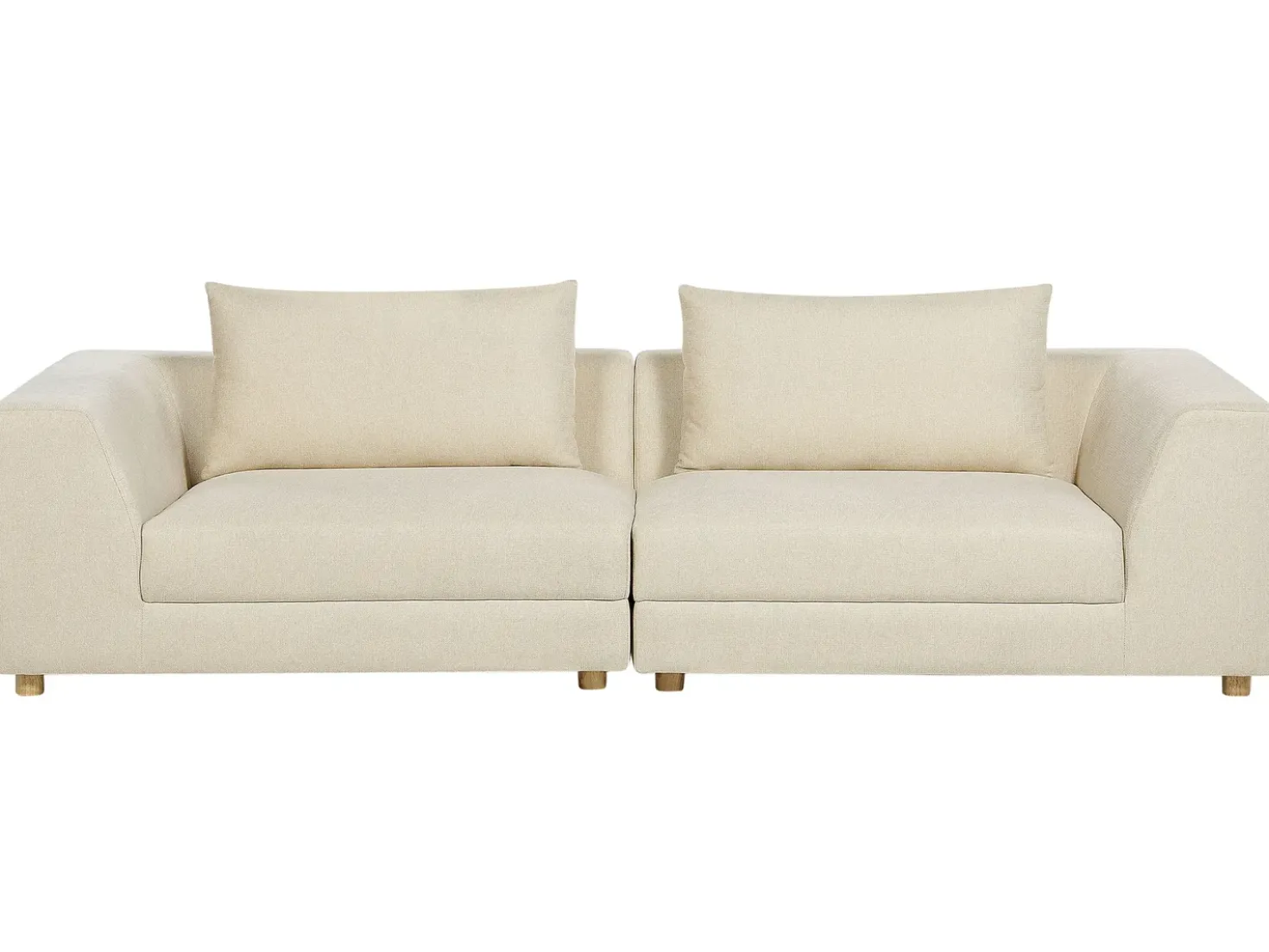 Divano 3 posti LERMON Tessuto Beige