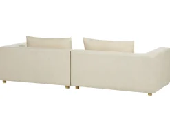 Divano 3 posti LERMON Tessuto Beige