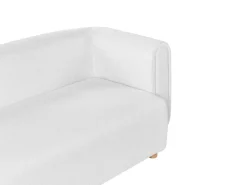 Divano 2 posti LILLEROD Tessuto Bianco