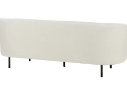 Divano 3 posti LOEN Bouclé Bianco