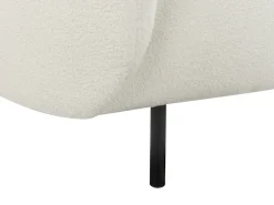 Divano 3 posti LOEN Bouclé Bianco