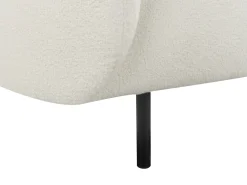 Divano 2 posti LOEN Bouclé Bianco