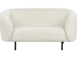 Divano 2 posti LOEN Bouclé Bianco