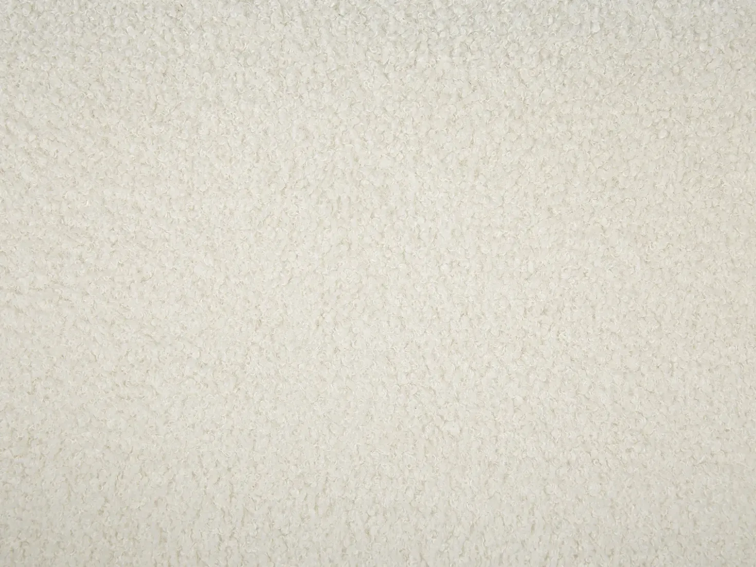 Divano 3 posti LOEN Bouclé Bianco