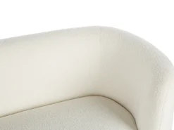 Divano 3 posti LOEN Bouclé Bianco