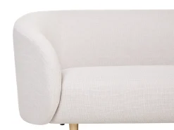 Divano 2 posti LOEN Tessuto Beige chiaro
