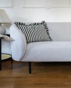 Divano 2 posti LOEN Tessuto Beige chiaro