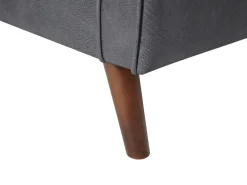 Divano 2 posti LOKKA Pelle sintetica Grigio