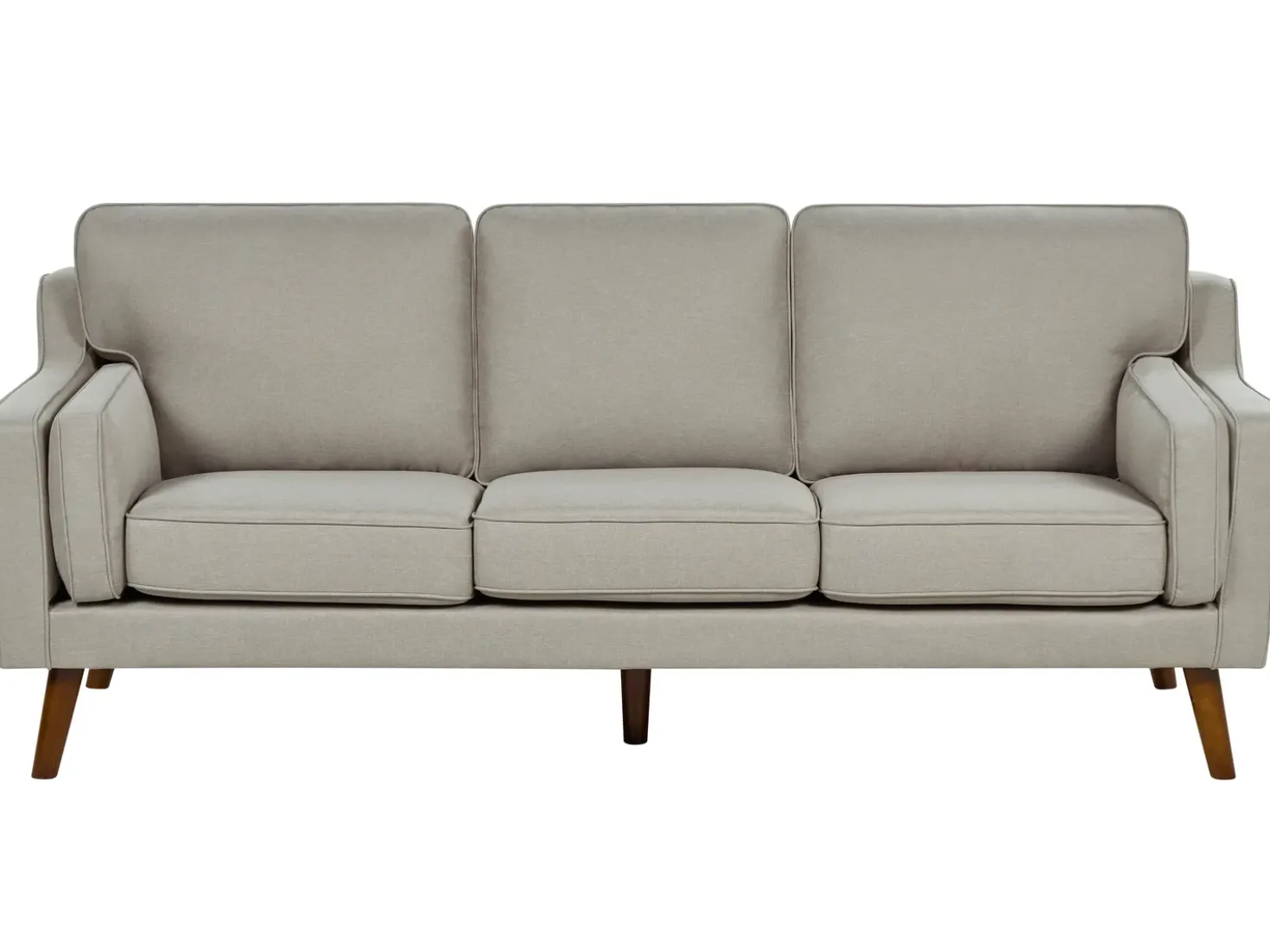 Divano 3 posti LOKKA Tessuto Beige