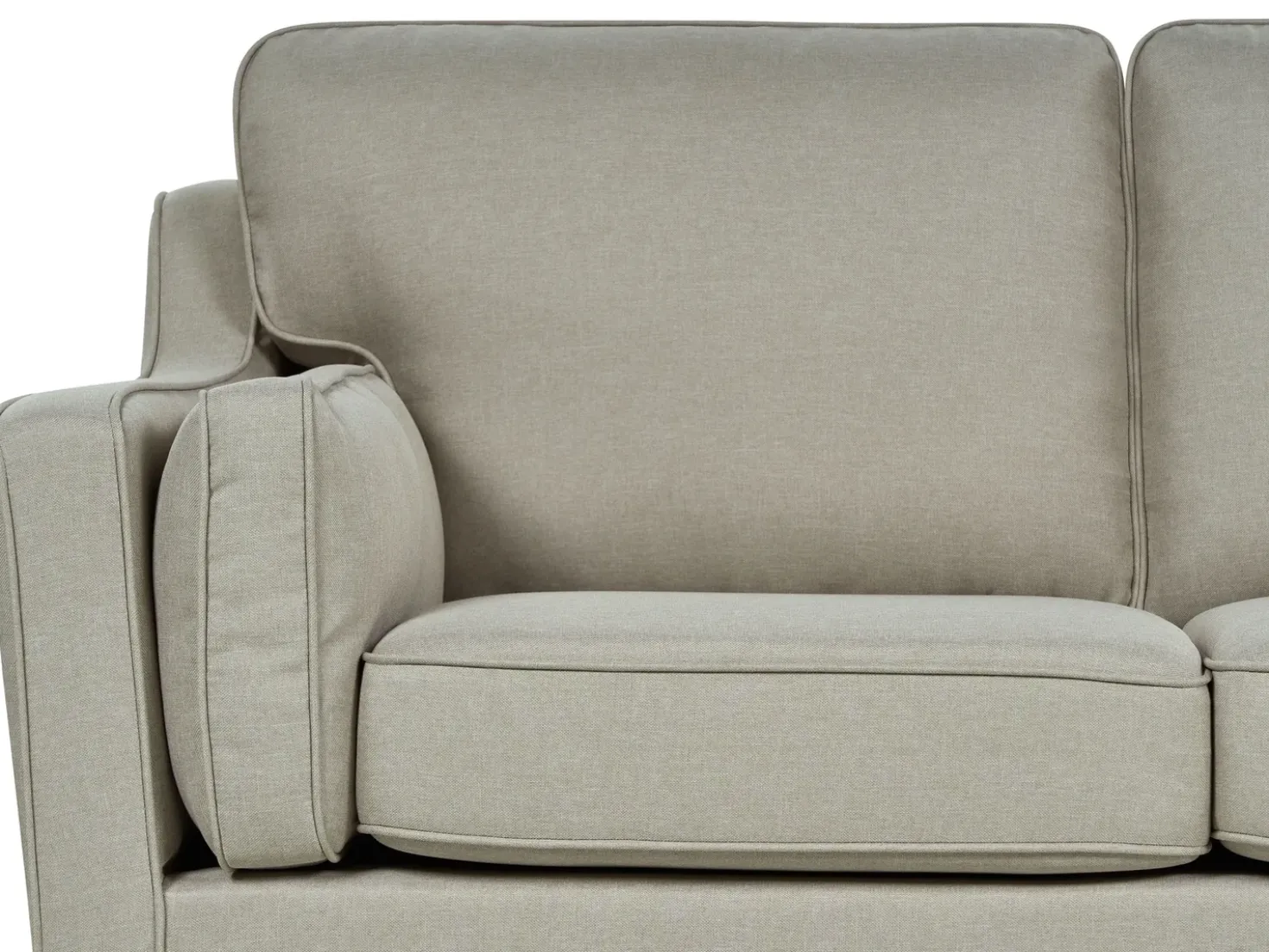 Divano 3 posti LOKKA Tessuto Beige
