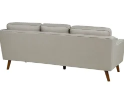 Divano 3 posti LOKKA Tessuto Beige