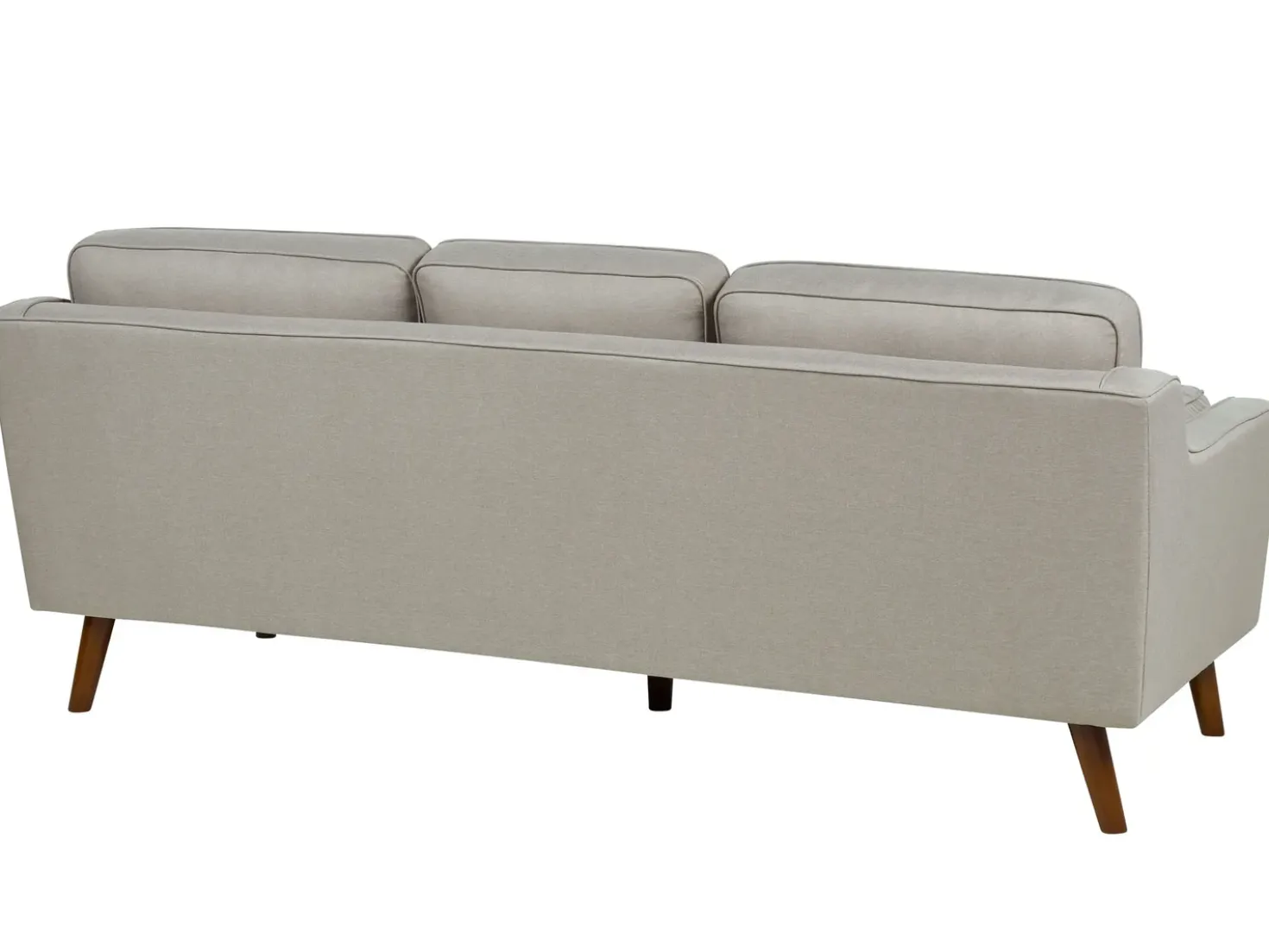 Divano 3 posti LOKKA Tessuto Beige