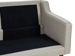 Divano 3 posti LOKKA Tessuto Beige