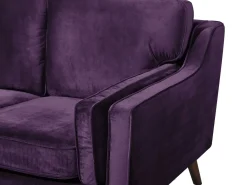 Divano 3 posti LOKKA Velluto Viola