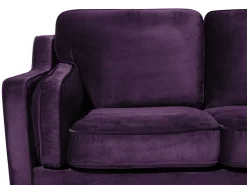 Divano 3 posti LOKKA Velluto Viola